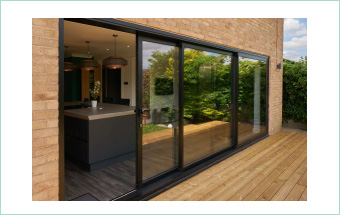 Aluminium patio doors